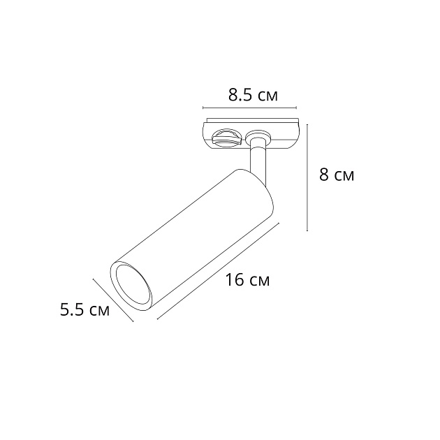 Трековый светильник Arte Lamp Beid A1515PL-1SG изображение 2 Трековый светильник Arte Lamp Beid A1515PL-1SG Фото № 2