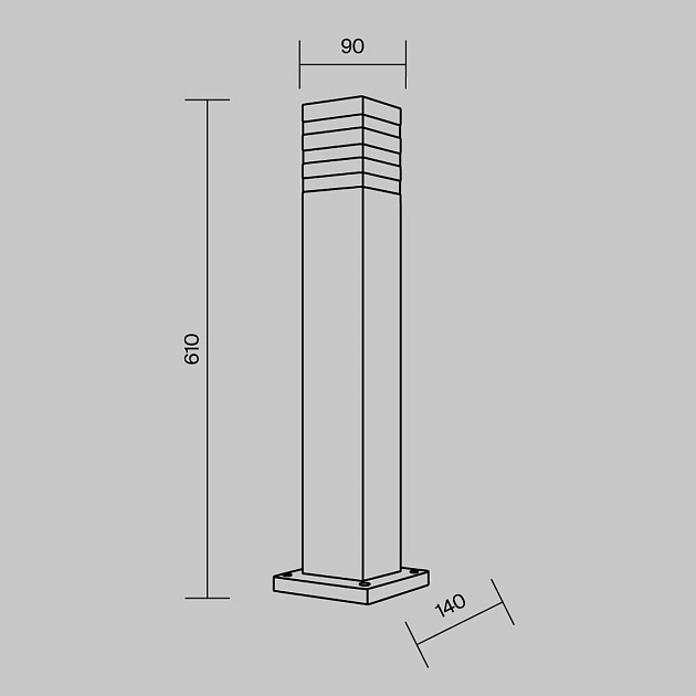 Уличный светильник Maytoni Unter den Linden O578FL-01B Фото № 2