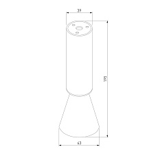 Светодиодный спот Elektrostandard Piks 25107/LED a066493 1