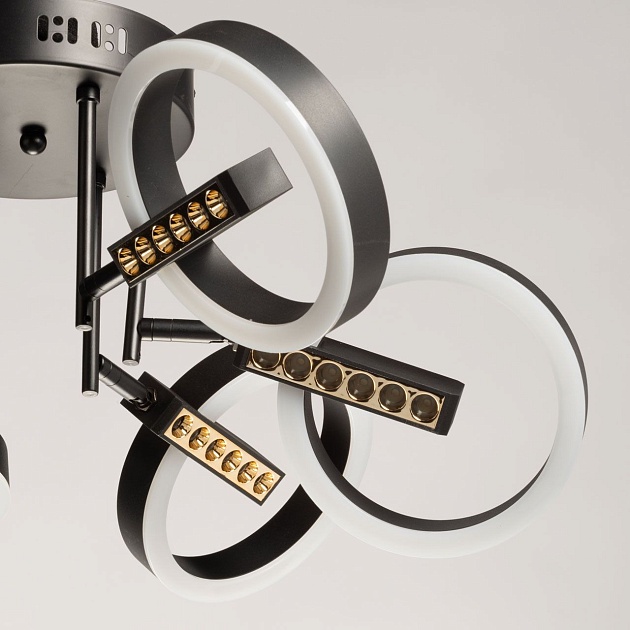 Потолочная светодиодная люстра De City Драйв 377014006 изображение 3 Потолочная светодиодная люстра De City Драйв 377014006 Фото № 3