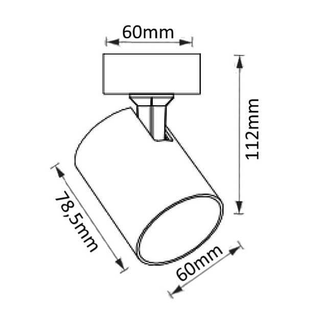 Спот Crystal Lux CLT 017CW1R BL Фото № 3