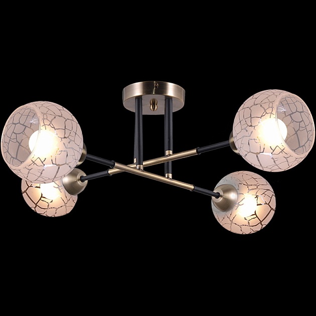 Потолочная люстра Illumico IL9573-4CSQ-79 BK AB Фото № 1
