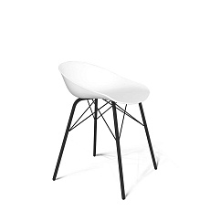 Барный стул Sheffilton SHT-ST19/S64 белый/черный муар 3549724302