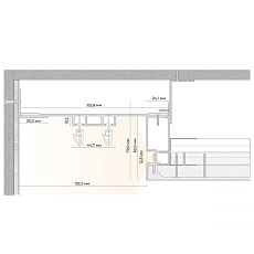 Скрытый карниз FerGipps белый M 02 УТ000001855 1