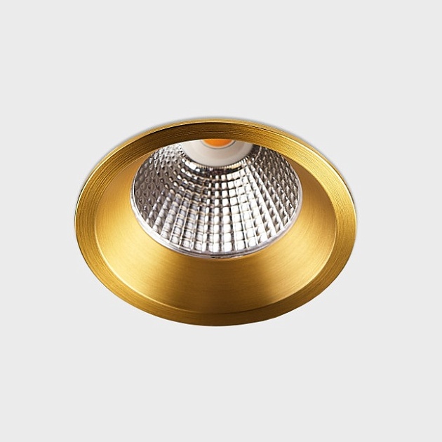 Встраиваемый светодиодный светильник Italline IT08-8035 gold 3000K Фото № 1