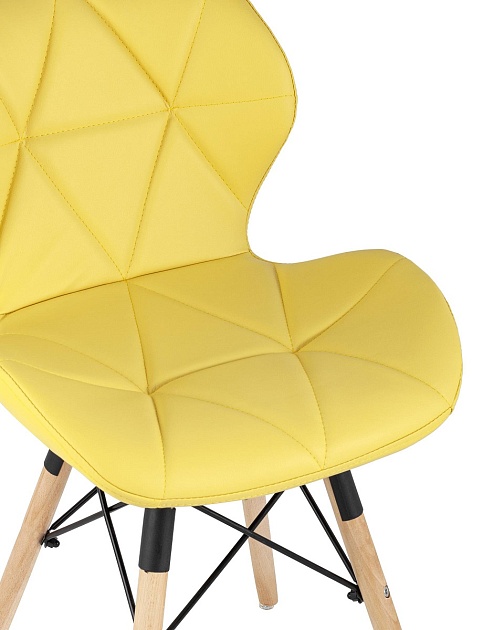 Кухонный стул Stool Group Бон экокожа желтый DC-19122601 yellow изображение 7 Кухонный стул Stool Group Бон экокожа желтый DC-19122601 yellow Фото № 7