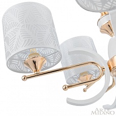 Подвесная люстра Arte Milano Florentia-2097 302097/5 Wh/Gd 3