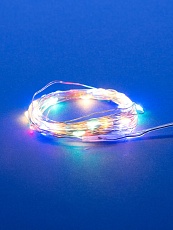 Светодиодная гирлянда Uniel Роса разноцветный ULD-S0500-050/SCB/2AA Multi IP20 Dew UL-00005266 1