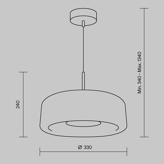 Подвесной светодиодный светильник Maytoni Madmen MOD127PL-L6BR Фото № 2