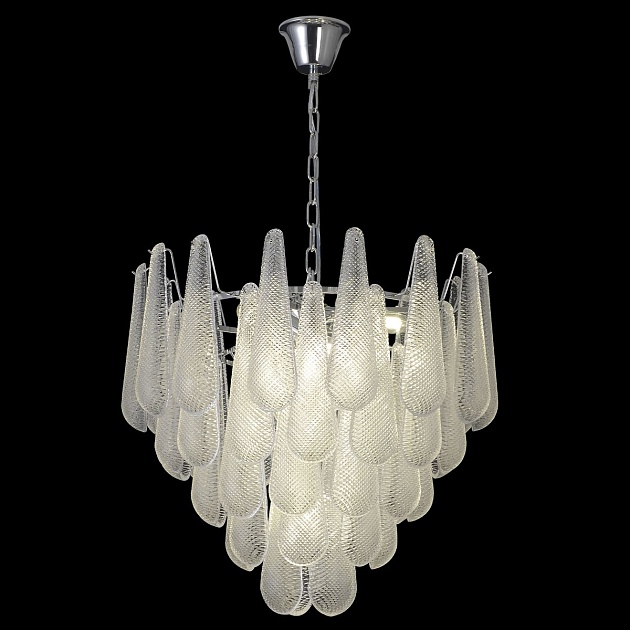Подвесная люстра Crystal Lux FONTAIN SP10 CHROME Фото № 1