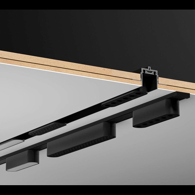 Шинопровод встраиваемый низковольтный Novotech Shino Smal 1 м 135197 Фото № 6