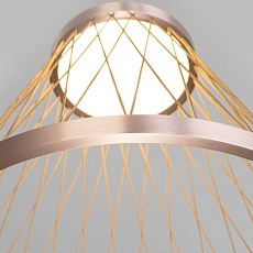 Подвесной светодиодный светильник Eurosvet Cesta 40016/1 LED коричневый 2