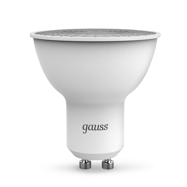 Лампа светодиодная Gauss GU10 5W 6500K матовая 101506305 изображение 1 Лампа светодиодная Gauss GU10 5W 6500K матовая 101506305 Фото № 1