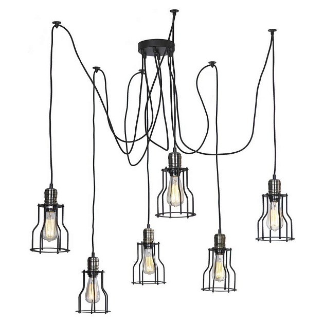Подвесная люстра Lussole Loft IV LSP-9310 Фото № 1