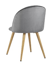 Кухонный стул Stool Group Лион Страйпс велюр серый DC-69030G HLR-21 4