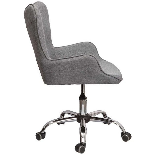 Поворотное кресло AksHome Bella серый, ткань 55101 Фото № 5