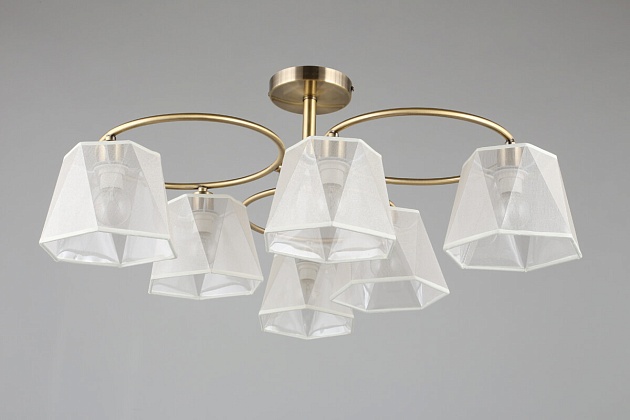 Потолочная люстра Omnilux Rapallo OML-65017-06 изображение 7 Потолочная люстра Omnilux Rapallo OML-65017-06 Фото № 7