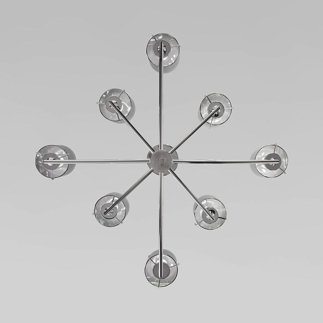 Подвесная люстра Eurosvet Pluto 60156/8 хром Фото № 4