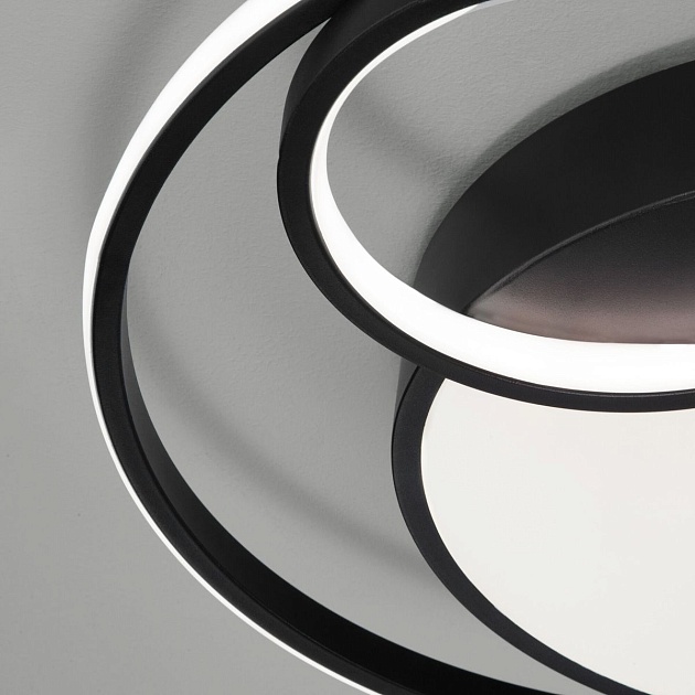 Потолочный светодиодный светильник Eurosvet Jeremy 90254/1 черный Фото № 2