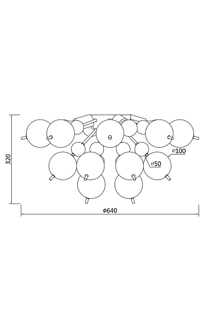 Потолочная люстра Maytoni Bolla MOD133CL-04BS Фото № 2