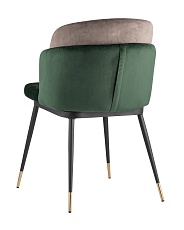 Кухонный стул Stool Group Пенелопа вельвет зеленый+коричневый FDC8054 FUT-73 + FUT-54 1