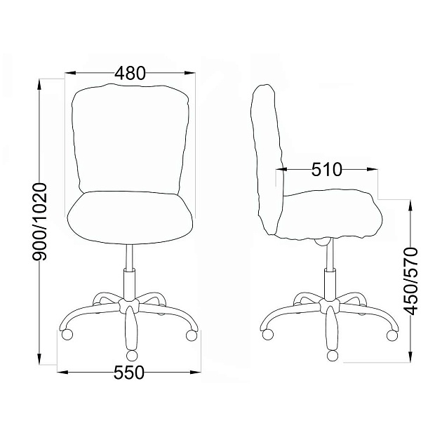 Детское кресло AksHome Fluffy нежно-розовый, искусственный мех 86385 Фото № 2