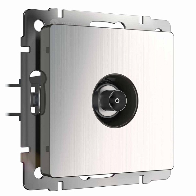 ТВ-розетка оконечная Werkel глянцевый никель W1183002 4690389158261 изображение 1 ТВ-розетка оконечная Werkel глянцевый никель W1183002 4690389158261 Фото № 1