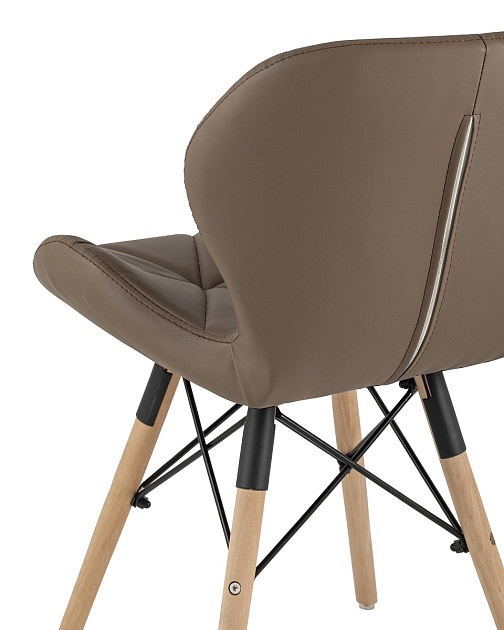 Кухонный стул Stool Group Бон экокожа коричневый DC-19122601 brown изображение 6 Кухонный стул Stool Group Бон экокожа коричневый DC-19122601 brown Фото № 6
