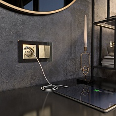 Розетка Werkel с быстрой зарядкой USB Type A+С шампань рифленый W1171710 4690389176463 1