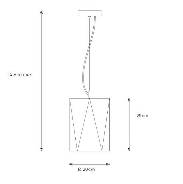 Подвесной светильник Lucide Fern 25407/01/30 изображение 2 Подвесной светильник Lucide Fern 25407/01/30 Фото № 2