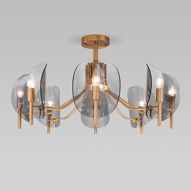 Потолочная люстра Eurosvet Rocco 60135/8 латунь Фото № 5