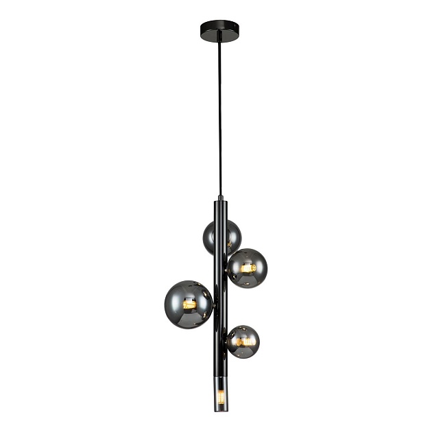 Подвесная люстра Indigo Canto 11026/5P Black V000238 Фото № 1