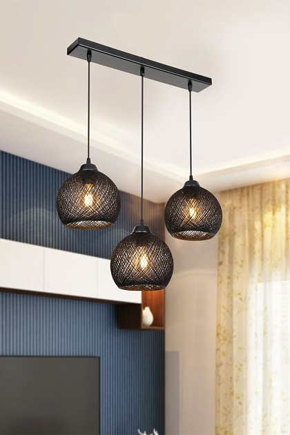 Подвесная люстра Toplight Lizbeth TL1612L-03BK Фото № 3