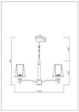 Подвесная люстра Arte Lamp Kensington A4098LM-5CC 1