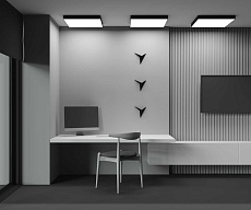 Потолочный светодиодный светильник Maytoni Zon C032CL-90W3K-SQ-B 1