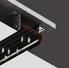 Профиль Flexy для изготовления скрытых карнизных ниш 8243 GARDINA3 03 9016 1