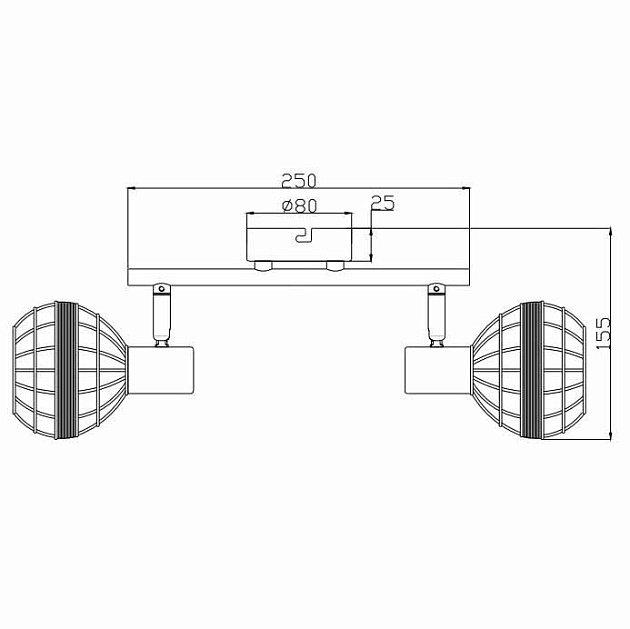 Спот Rivoli Fedora 7033-702 Б0047140 Фото № 2