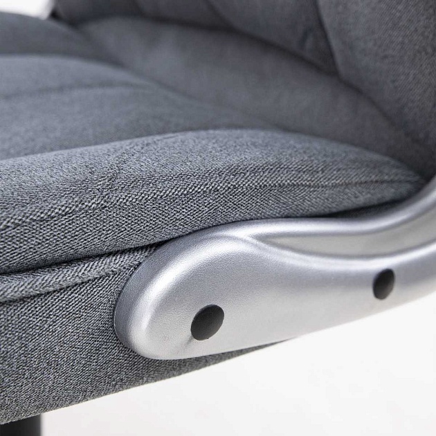 Кресло руководителя AksHome Galio серый, велюр 86372 изображение 5 Кресло руководителя AksHome Galio серый, велюр 86372 Фото № 5