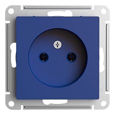 Розетка 2К Systeme Electric AtlasDesign 16A 250V аквамарин ATN001141 1