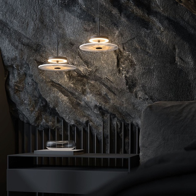 Подвесной светодиодный светильник Eurosvet Thasos 40342 LED черный изображение 8 Подвесной светодиодный светильник Eurosvet Thasos 40342 LED черный Фото № 8