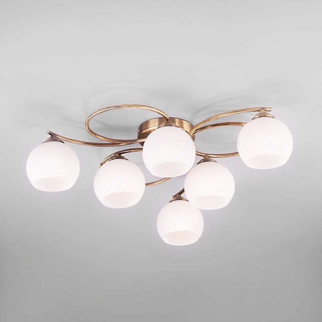 Потолочная люстра Eurosvet 30144/6 античная бронза Фото № 1