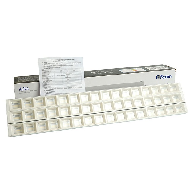 Трековый светодиодный светильник Feron RetailTrace AL124 48929 изображение 2 Трековый светодиодный светильник Feron RetailTrace AL124 48929 Фото № 2