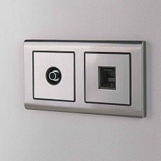 ТВ-розетка оконечная Werkel глянцевый никель W1183002 4690389158261 3