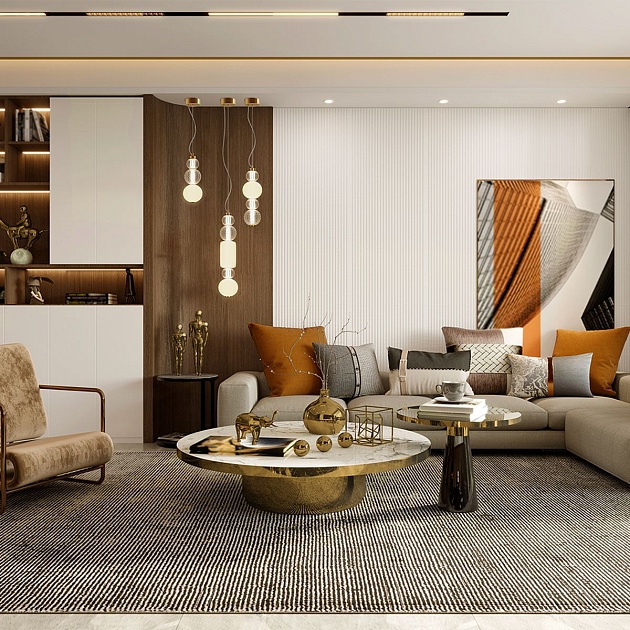 Подвесной светильник Maytoni Collar P069PL-L35G3K Фото № 10