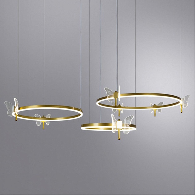 Подвесная светодиодная люстра Arte Lamp Darcy A2187LM-3GO Фото № 3