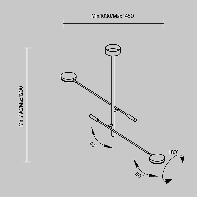 Потолочный светильник Maytoni Fad MOD070CL-L15B3K1 Фото № 6