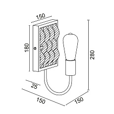 Бра Vele Luce Tower VL6362W01 4