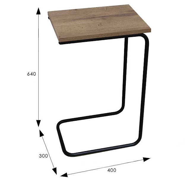 Приставной стол Мебелик SHT-CT9 008409 изображение 3 Приставной стол Мебелик SHT-CT9 008409 Фото № 3
