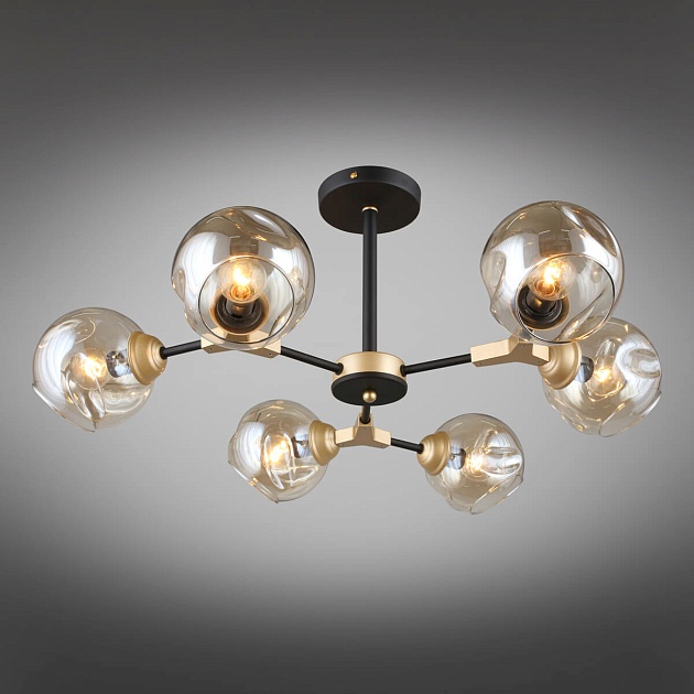 Потолочная люстра Omnilux Sandrigo OML-93607-06 изображение 2 Потолочная люстра Omnilux Sandrigo OML-93607-06 Фото № 2