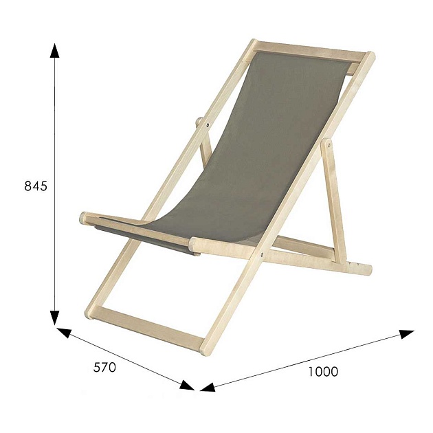 Шезлонг Мебелик 007768 Фото № 3